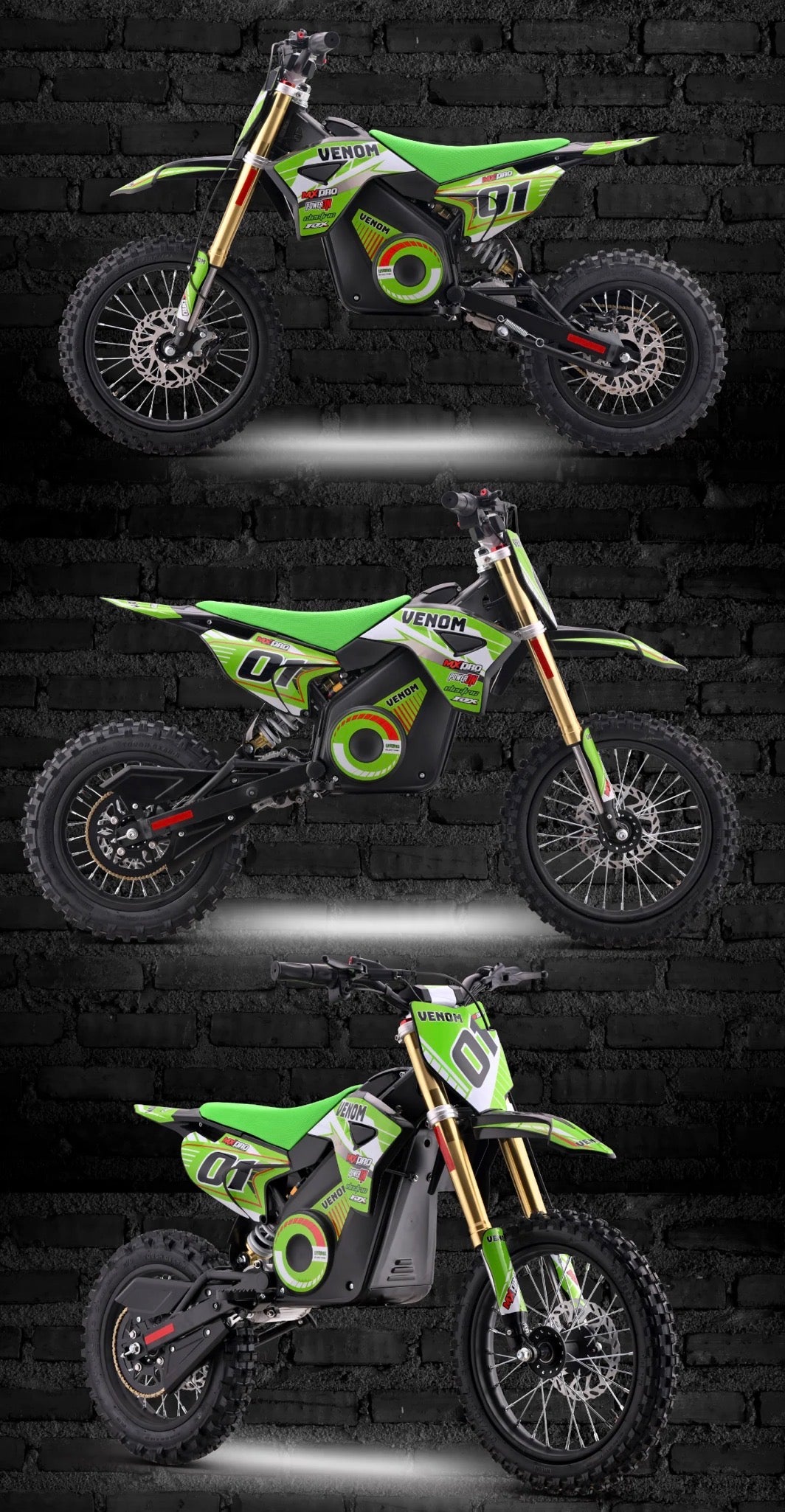 Venom Pro 1600w Elétrica Dirt Bike