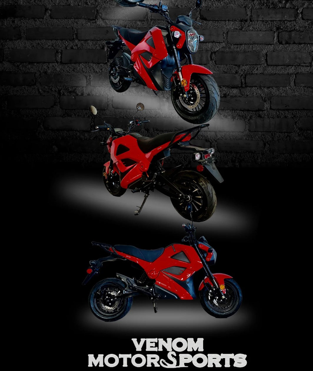 Venom E-Vader 2000w Eletric Motorcycle